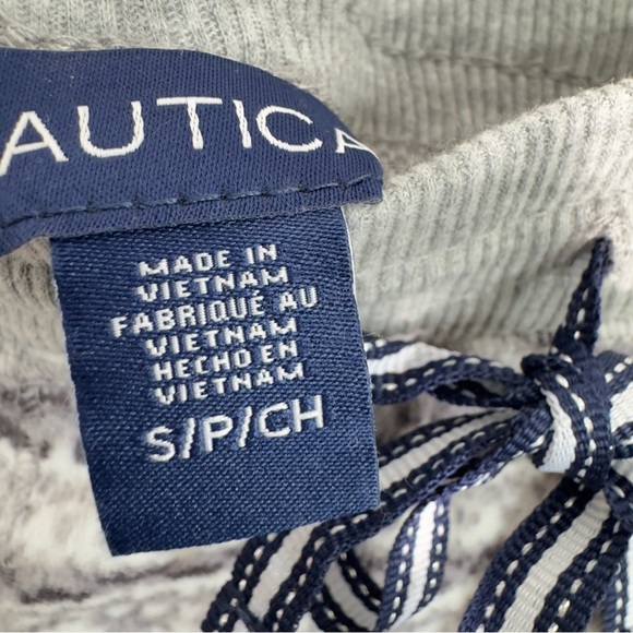 Nautica Womens 2 Piece Fleece Pajama Set V Neck Long Sleeve Pants With P… - Picture 11 of 13